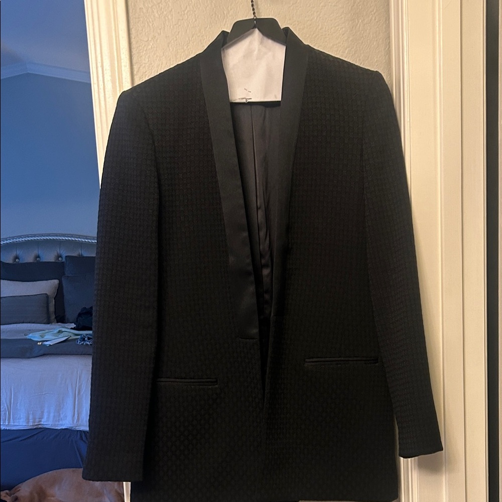Banana Republic Black Textured Blazer